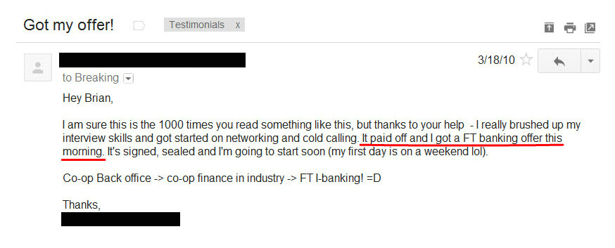 Investment Banking Cold Email Template Investment Banking Networking toolkit Biws