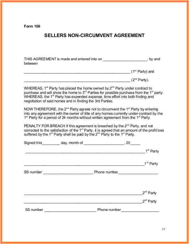 6 small business investment agreement template