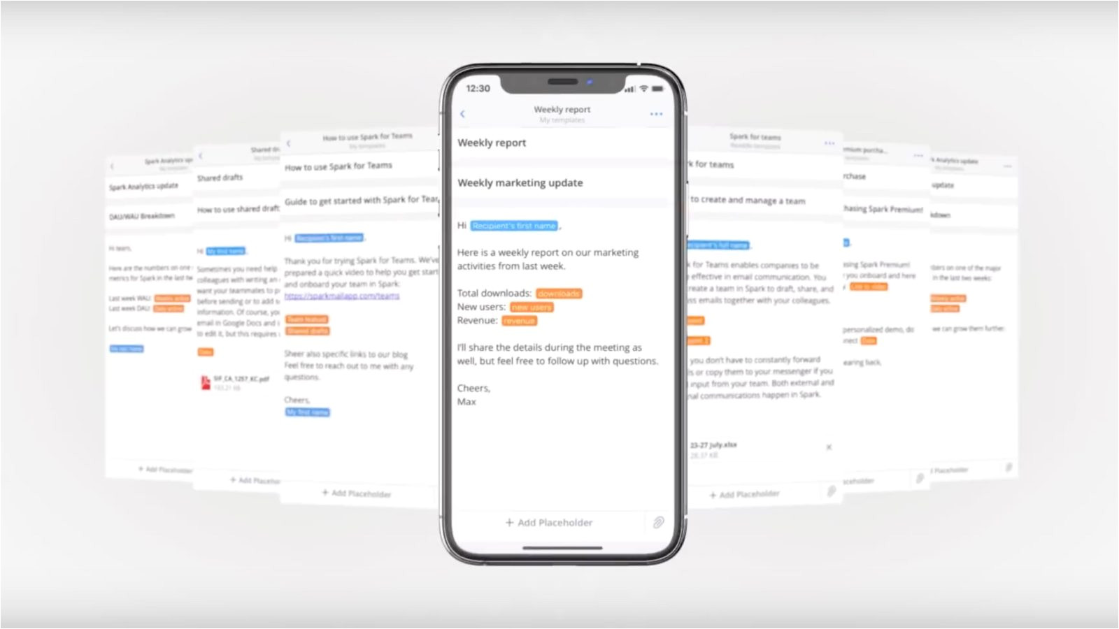 spark email templates for ios and mac