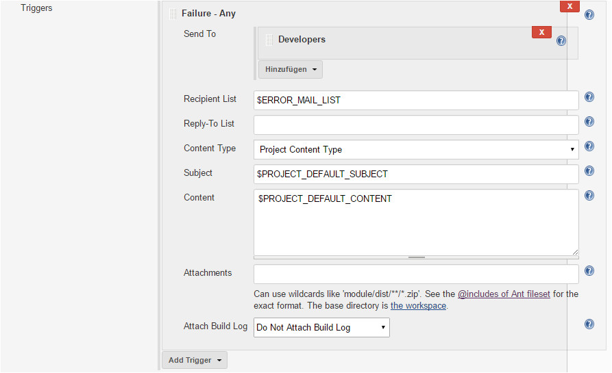 ez templates jenkins plugin doesnt override the email notification field