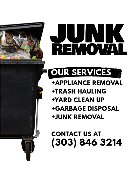 junk removal poster template
