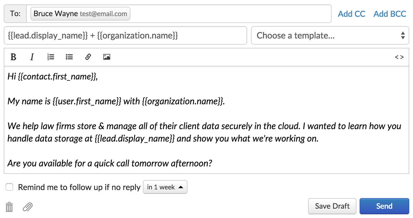 8 crm ready sales email templates