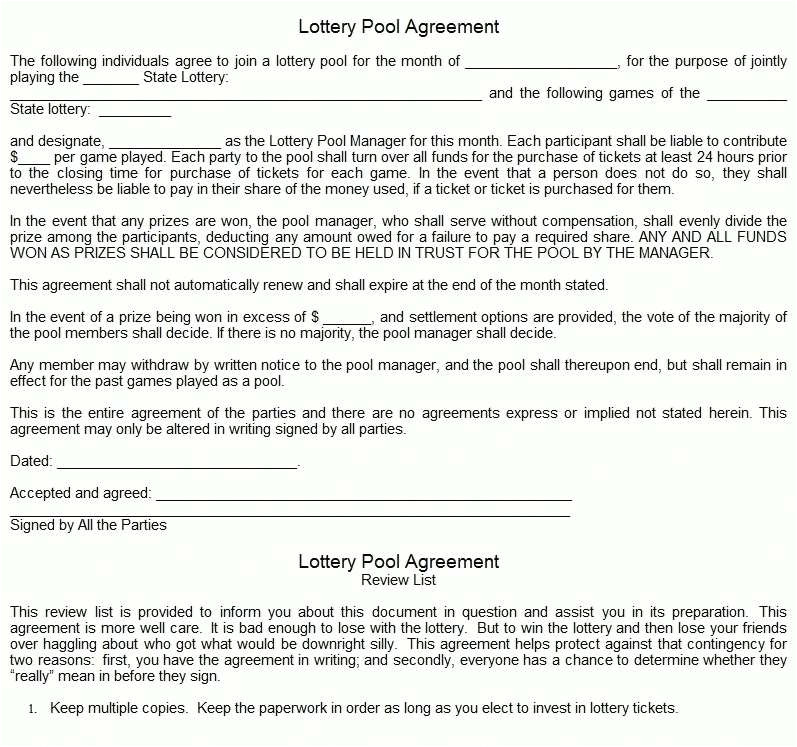 20774 lottery partnership agreement