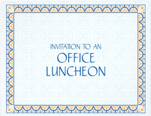 lunch invitation template