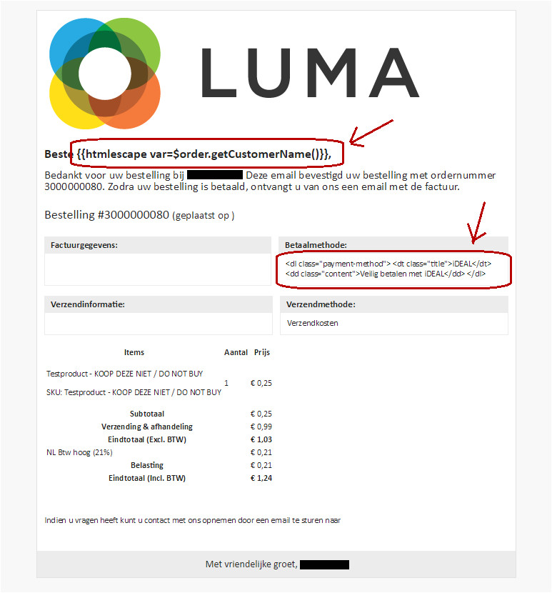 Magento order Confirmation Email Template Magento 2 1 Markup Language In order Confirmation Email