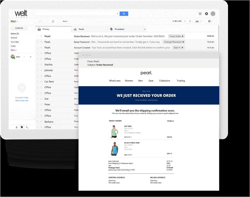 magento 2 email template editor with gmail markup support