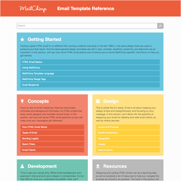 introducing mailchimps email template reference