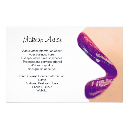 makeup artist flyer 244201267547134663