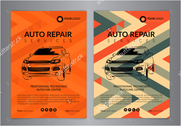 auto repair flyer