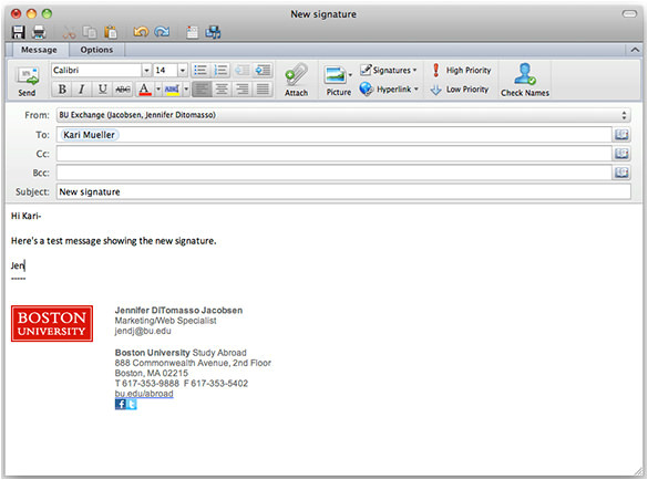 Microsoft Outlook Email Signature Template 12 Outlook Email Signature Templates Samples Examples