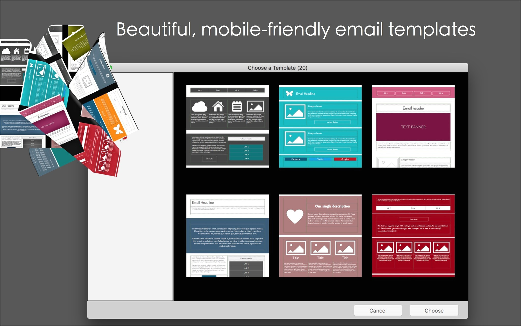 mobile email templates