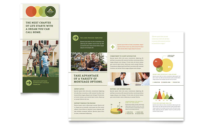 mortgage broker tri fold brochure template design re0262301
