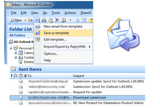 create outlook email template