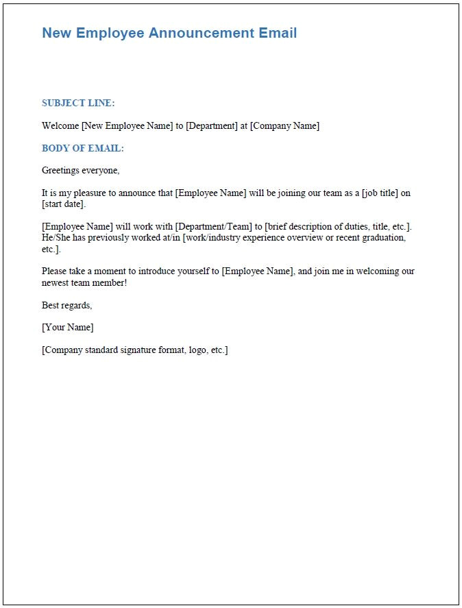 New Employee Announcement Email Template Free Onboarding Checklists and Templates Smartsheet