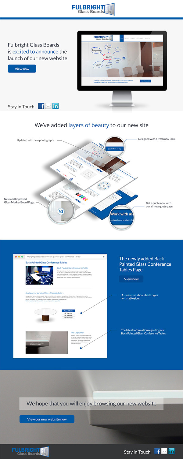 New Website Launch Email Template Email Template for New Website Launch On Behance