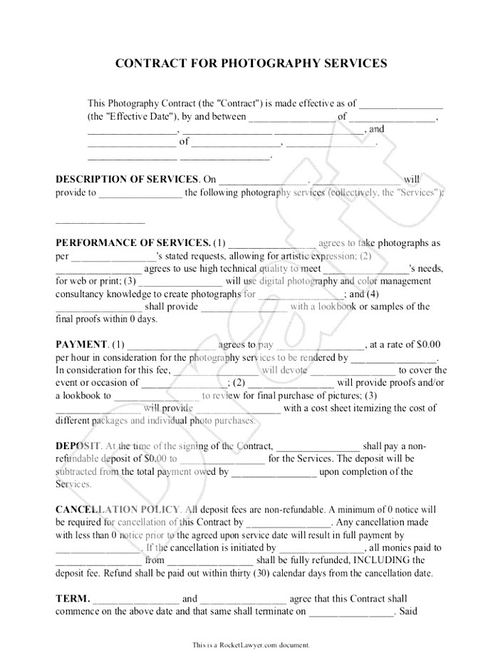 Promoter Contract Template williamsonga.us