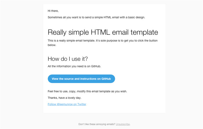 Open source HTML Email Templates 30 Sites to Download Open source Email Templates Hongkiat
