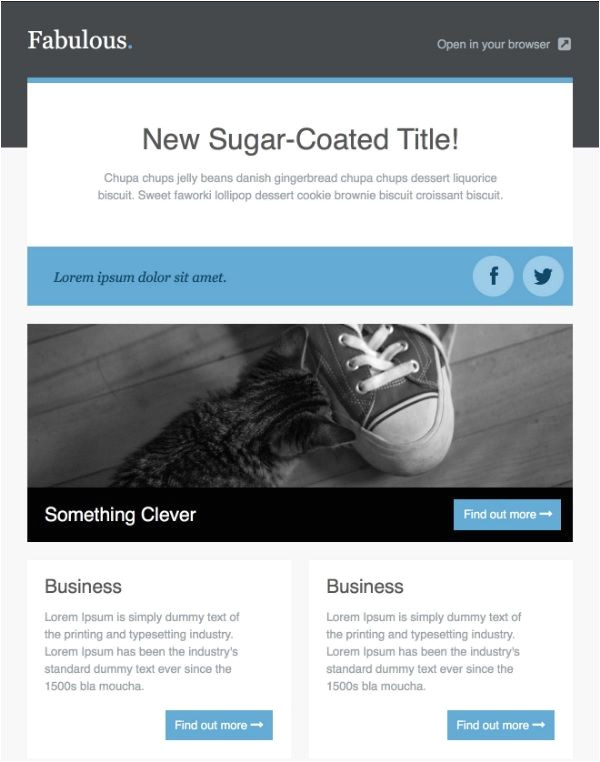 top 20 best responsive and open source html email and newsletter templates