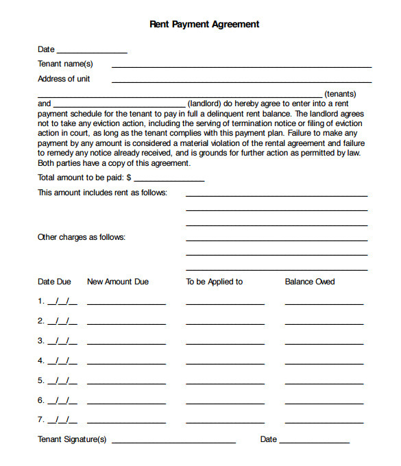 Payment Plan Contract Template Free Download Payment Plan Agreement Template 12 Free Word Pdf