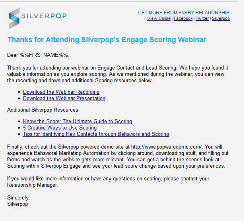 how to follow up and convert an attendee after a webinar session