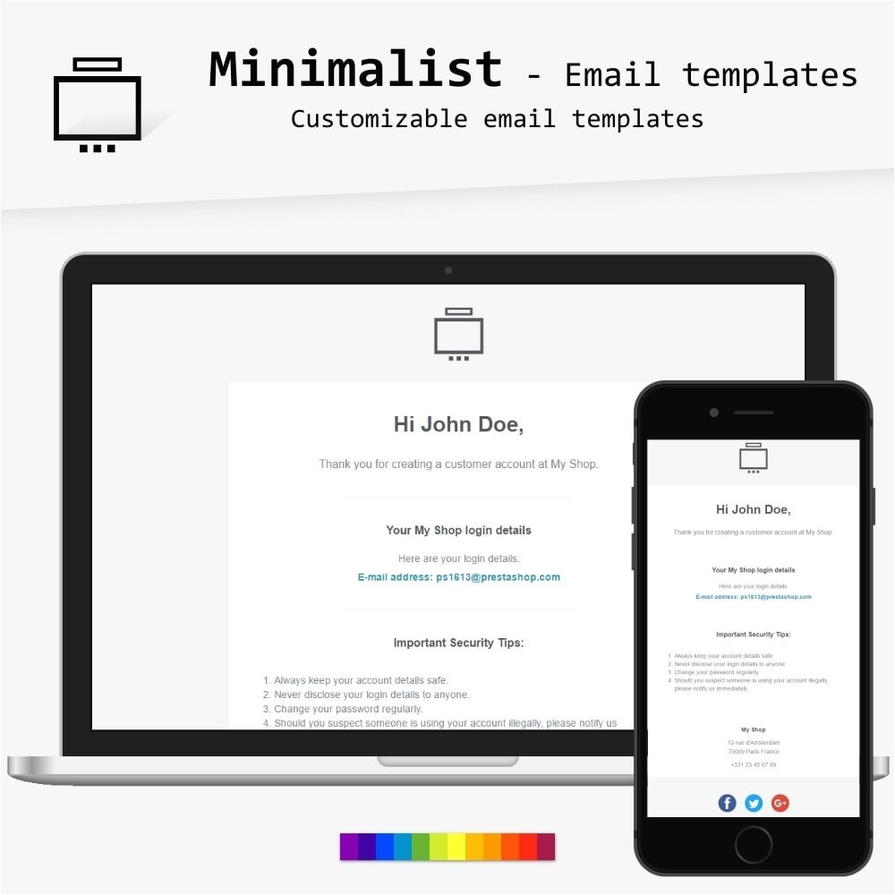 26907 minimalist email templates