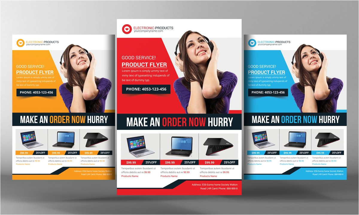 2213700 products flyer template