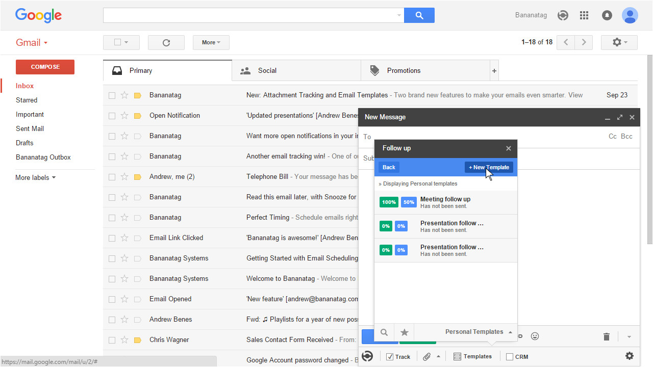 how to set up and use email templates in gmail