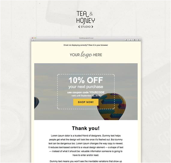 email newsletter template mailchimp