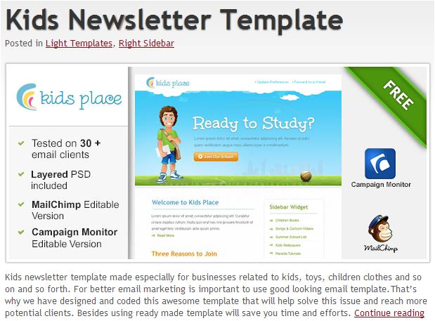 600 free email templates
