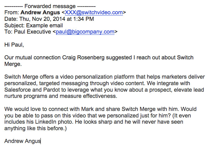 sales prospecting emails