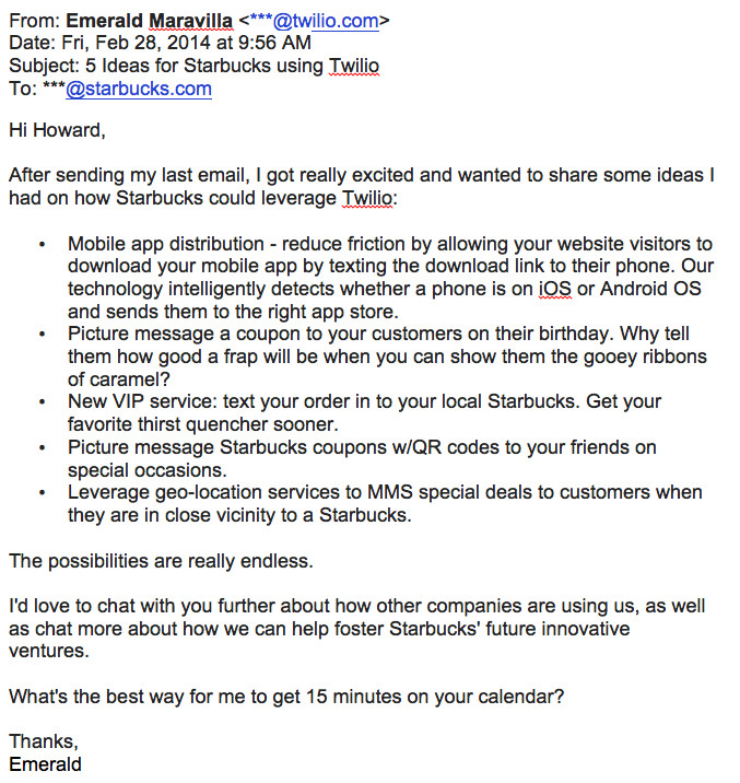 Prospecting Email Template Example Sales Prospecting Emails 4 Great Examples