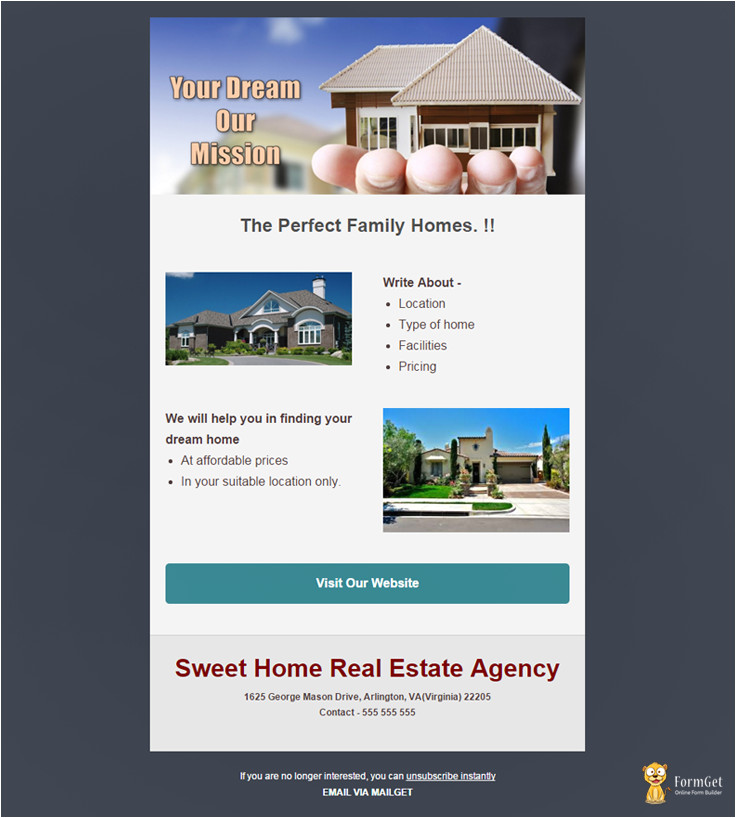 real estate email templates