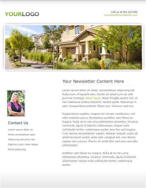 real estate email flyers example campaigns category newsletters