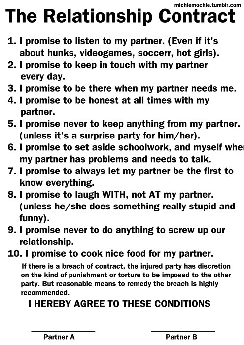 relationship contract