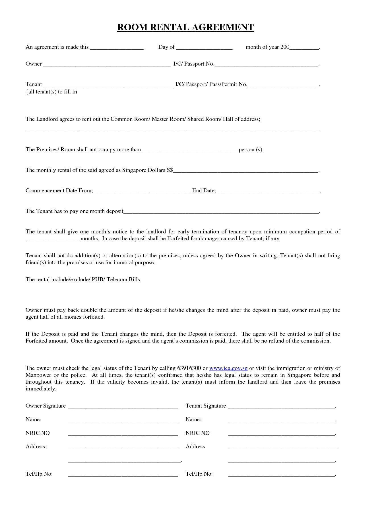 Rent A Room Contract Template Pin by Vanessa Melendez On Vanessa In 2019 Rental