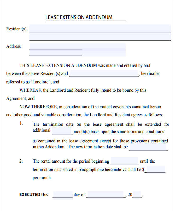 lease agreement form pdf