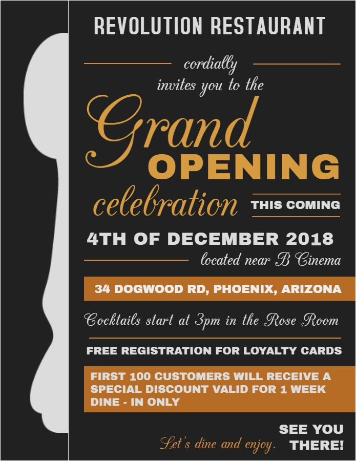 grand opening flyer templates