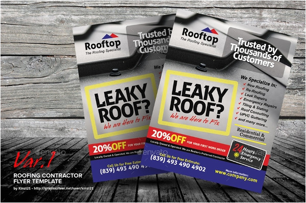 roofing flyer