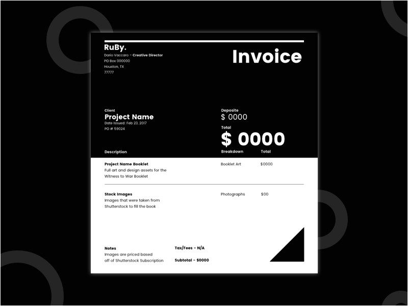 3494954 ruby invoice template
