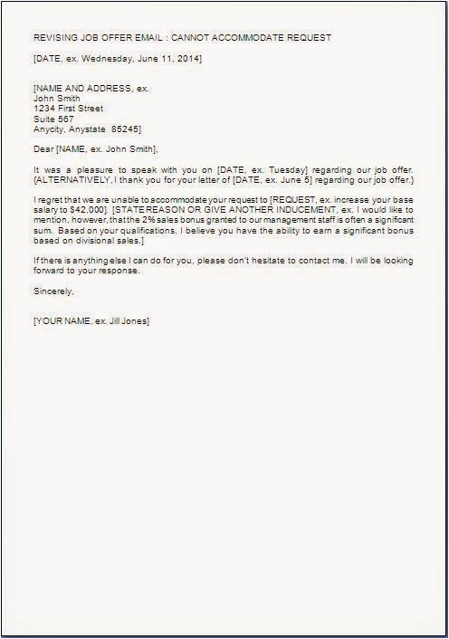 salary negotiation rejection letter