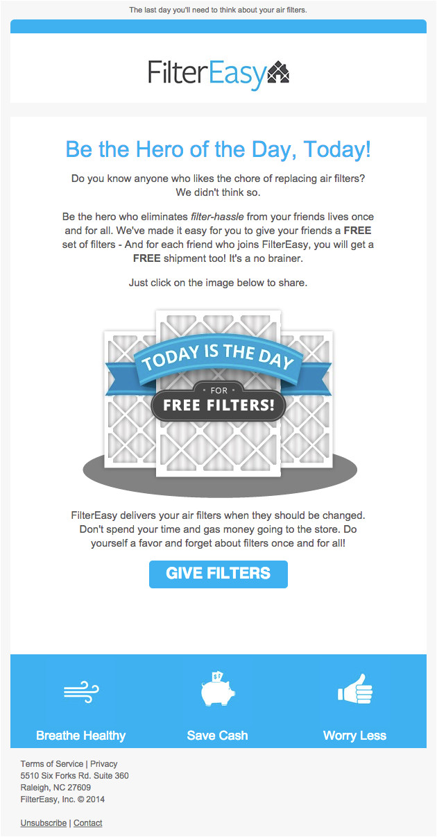 email blast examples