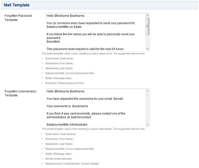 Sample Email Notification Template Creating An Email Notification Template atlassian