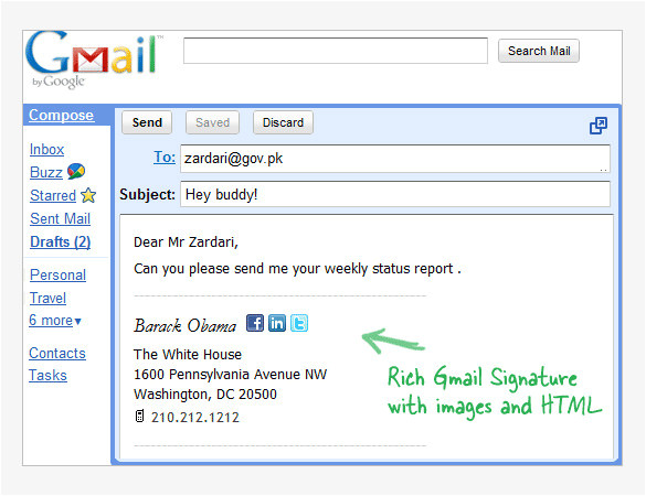 gmail signature