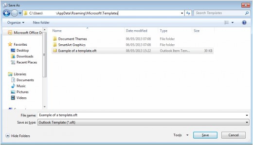 creating and using templates in outlook 2007 and outlook 2010 to save time