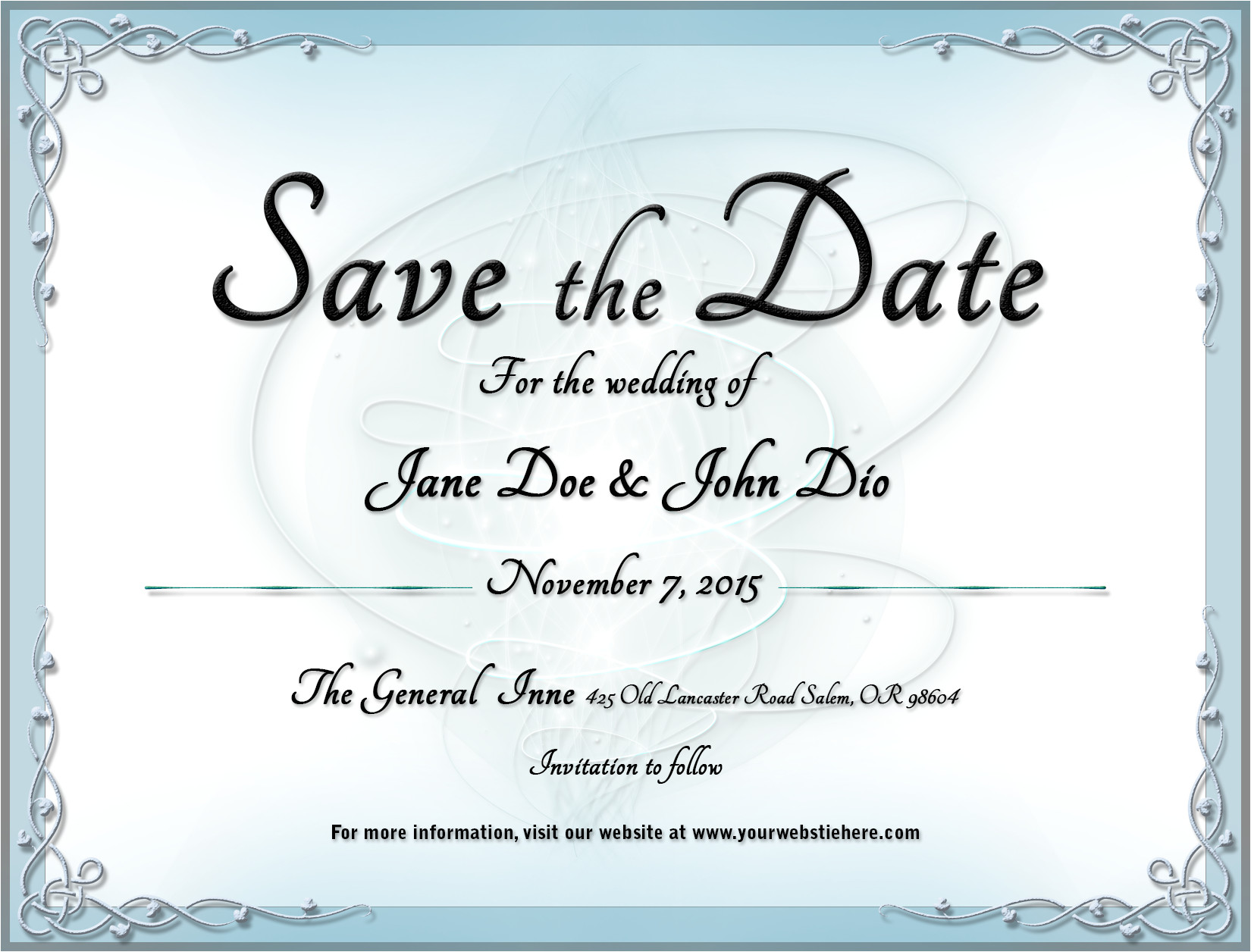 wedding save the date template 2 525498381