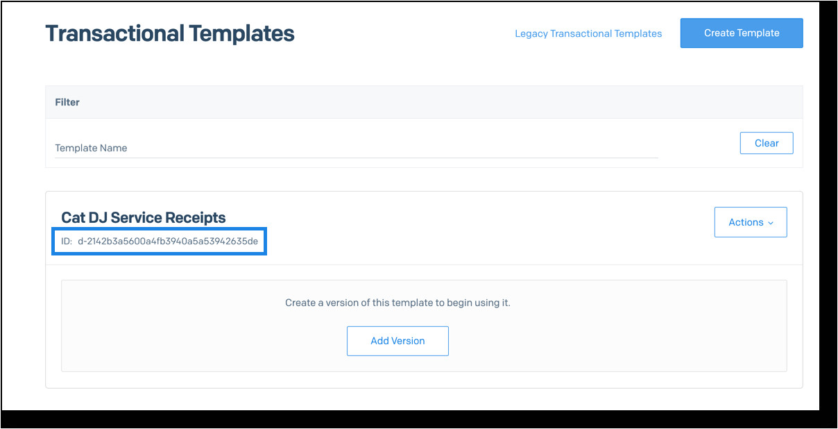 how to send an email with dynamic transactional templates