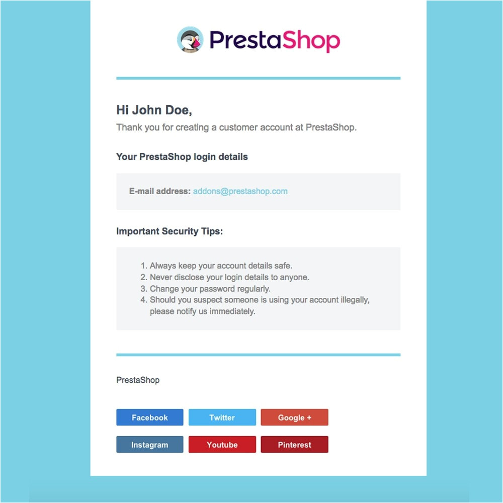 Sendy Email Templates Sendy Email Template Prestashop Addons