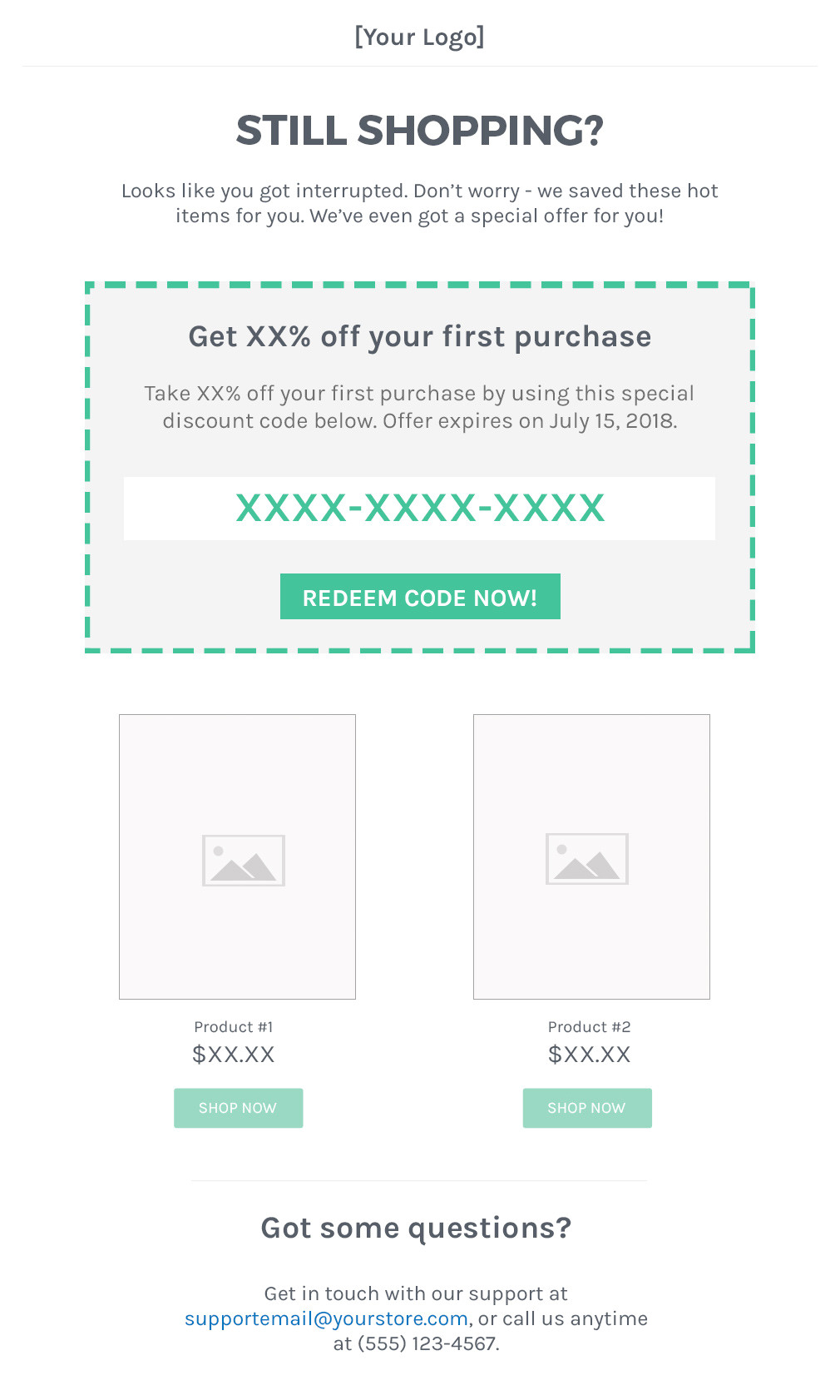Shopify Abandoned Cart Email Template Shopify Abandoned Cart 3 Examples Of Winning Back Your Sales