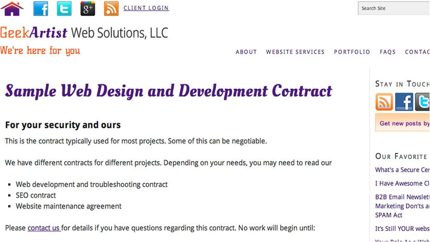 free contract templates