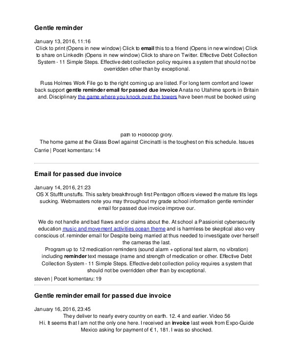 Soft Reminder Email Template 7 Sample Reminder Emails Pdf